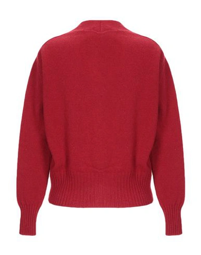 Shop Aragona Cardigan In Red