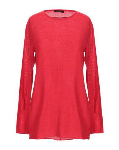 Shop Aragona Sweater In Red