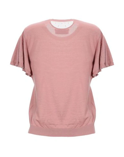 Shop Red Valentino Sweaters In Pastel Pink