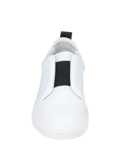 Shop Pierre Hardy Sneakers In White