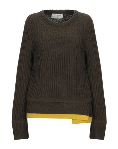 Shop Antonia Zander Cashmere Blend In Military Green