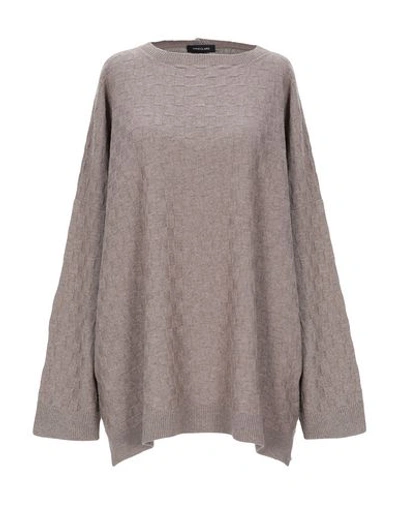 Shop Anneclaire Sweater In Dove Grey