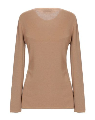 Shop Allude Sweater In Camel