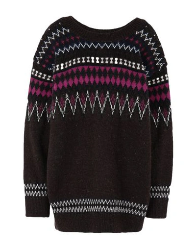 Shop Junya Watanabe Sweaters In Dark Brown