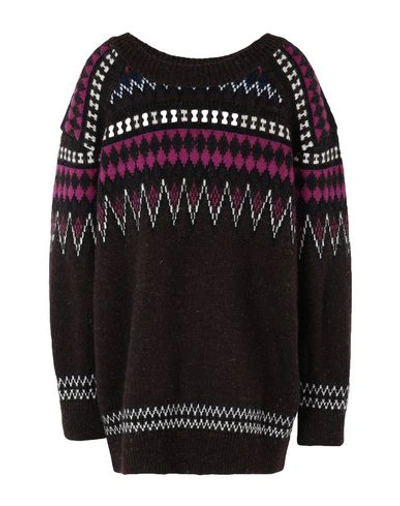 Shop Junya Watanabe Sweaters In Dark Brown