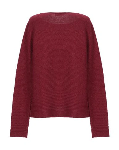 Shop Anneclaire Sweater In Maroon