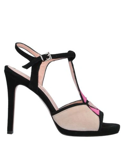 Shop Anna F. Sandals In Pink