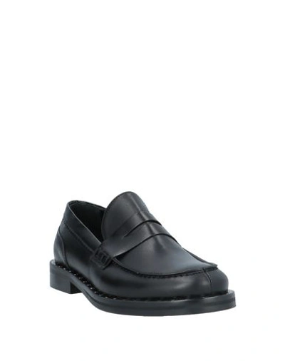 Shop Anna F. Loafers In Black