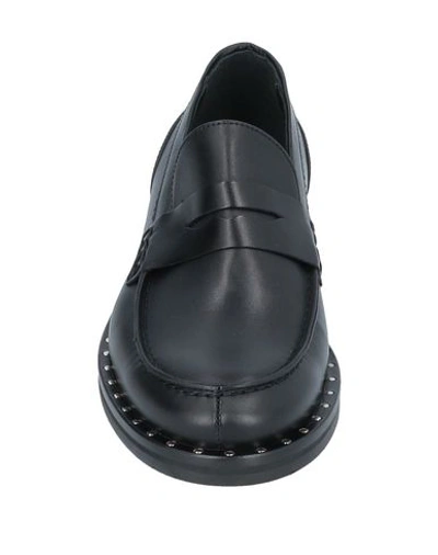 Shop Anna F. Loafers In Black