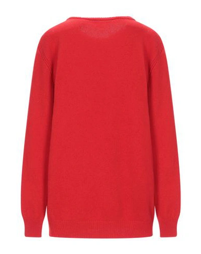 Shop Alberta Ferretti Woman Sweater Red Size 2 Virgin Wool, Cashmere