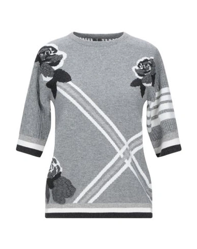 Shop Thom Browne Cashmere Blend In Light Grey