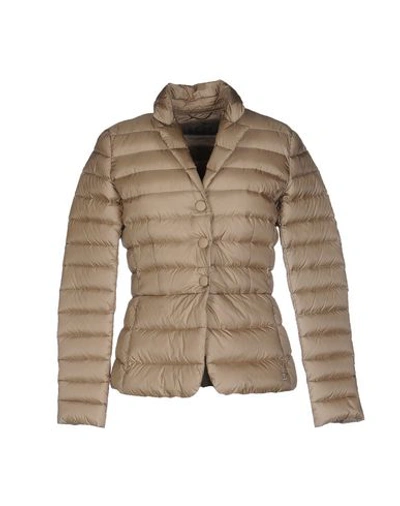 Shop Add Down Jacket In Beige