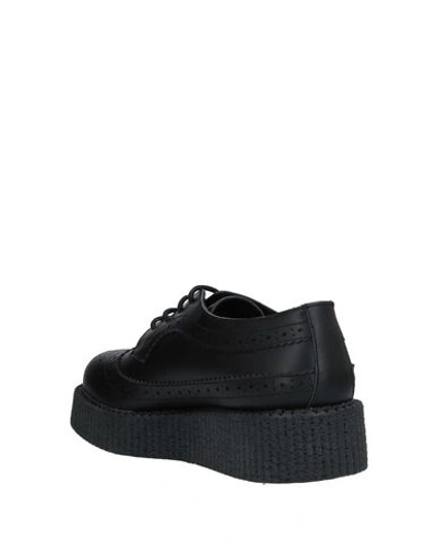 Shop Underground Laced Shoes In Black