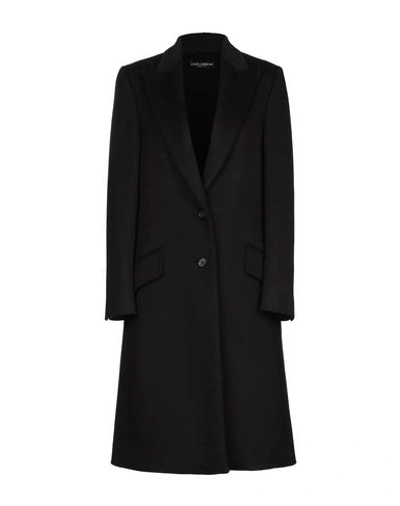 Shop Dolce & Gabbana Coat In Black