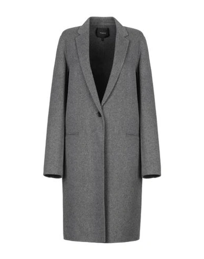 Shop Theory Coat In Lead
