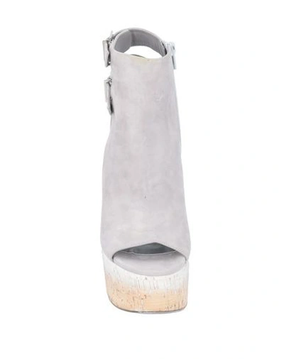 Shop Baldan Sandals In Light Grey