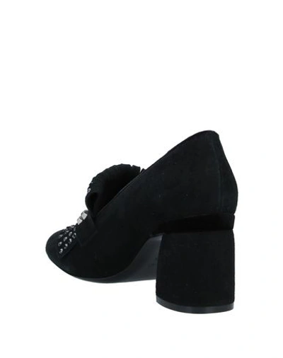 Shop Baldan Loafers In Black