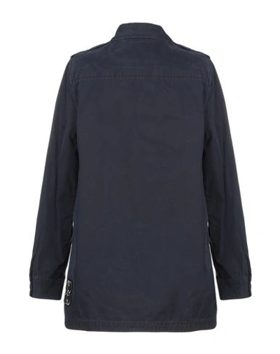 Shop Blonde No.8 Full-length Jacket In Dark Blue