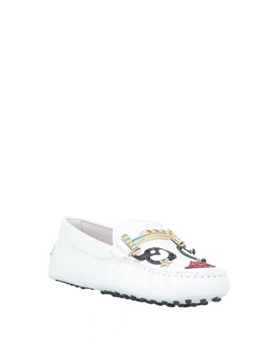 Tod's Loafers In White