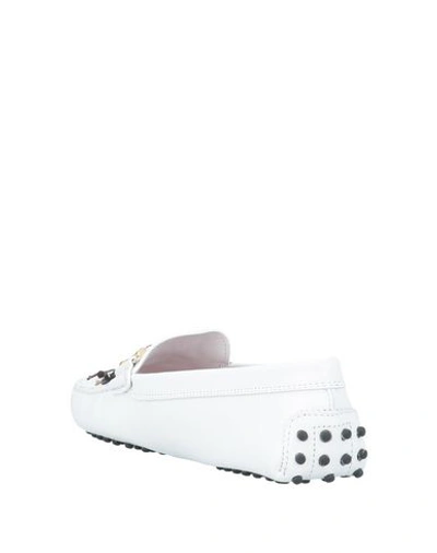 Tod's Loafers In White