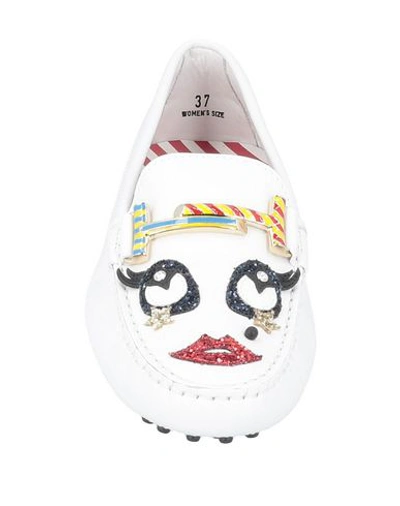 Tod's Loafers In White