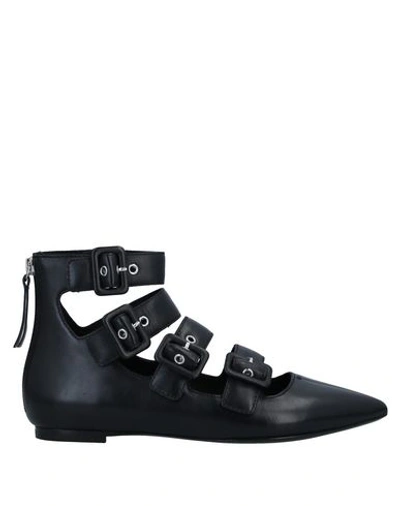 Shop Ash Woman Ballet Flats Black Size 6 Soft Leather