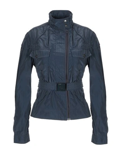 Shop Add Jacket In Dark Blue