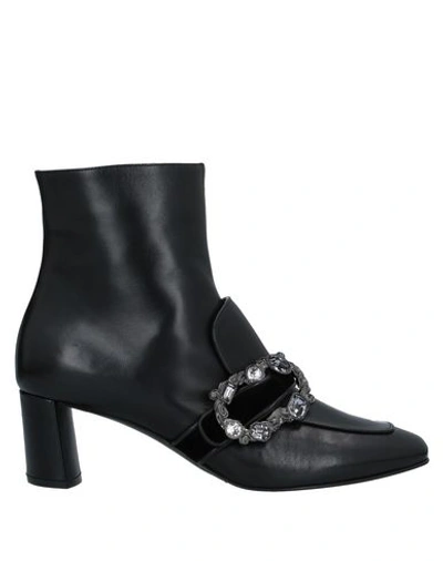 Shop Casadei Ankle Boot In Black