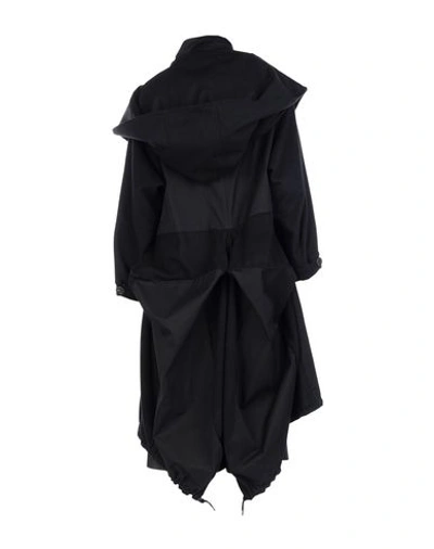 Shop Yohji Yamamoto Coat In Black