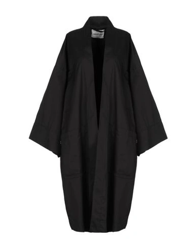 Shop Ottod'ame Overcoats In Black