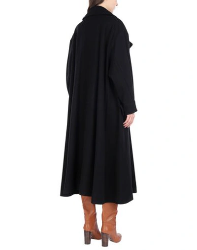 Shop Alberta Ferretti Coats In Black