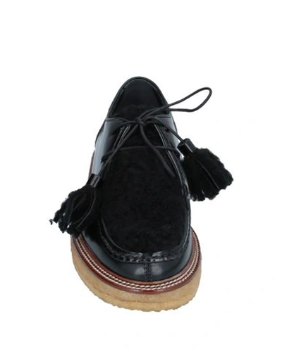 Tod's Woman Lace-up Shoes Black Size 5.5 Leather In Black