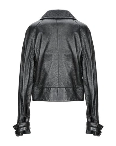 Shop Saint Laurent Biker Jacket In Black