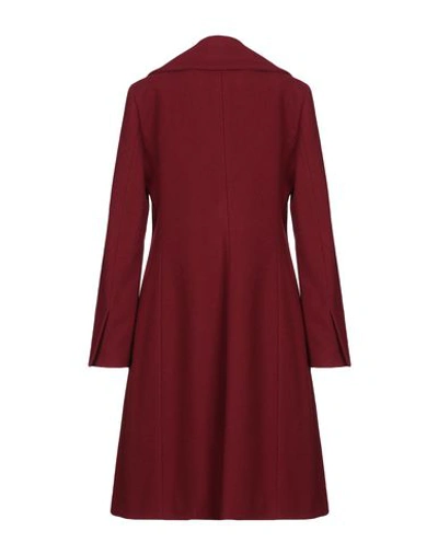 Shop Alessandro Dell'acqua Coat In Brick Red