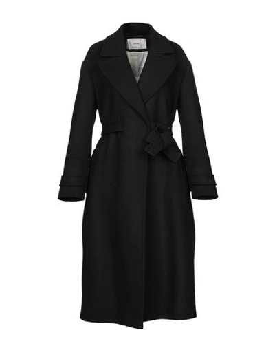 Shop Mauro Grifoni Coats In Black