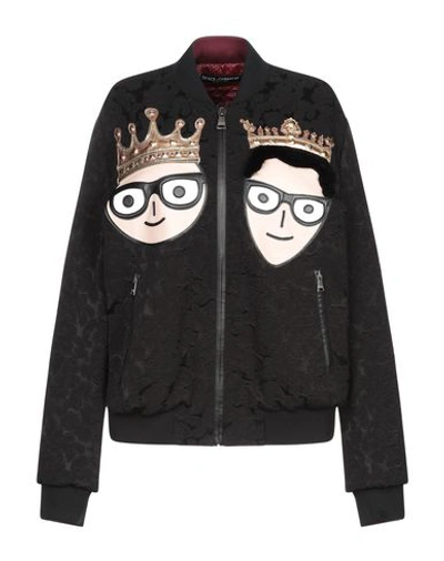 Shop Dolce & Gabbana Jackets In Black