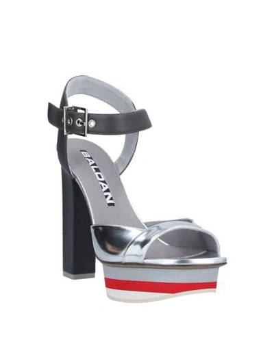 Shop Baldan Sandals In Silver