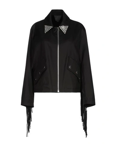 Shop Alexander Wang Woman Jacket Black Size S Cotton
