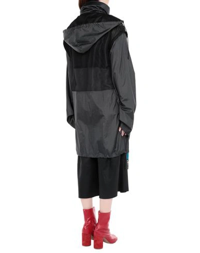 Shop Maison Margiela Woman Overcoat & Trench Coat Black Size 4 Polyamide, Polyester