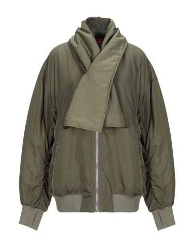 Shop Cheap Monday Bomber In Military Green