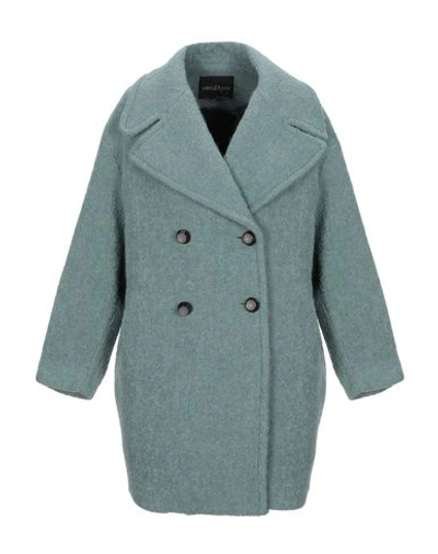 Shop Ottod'ame Coats In Light Green
