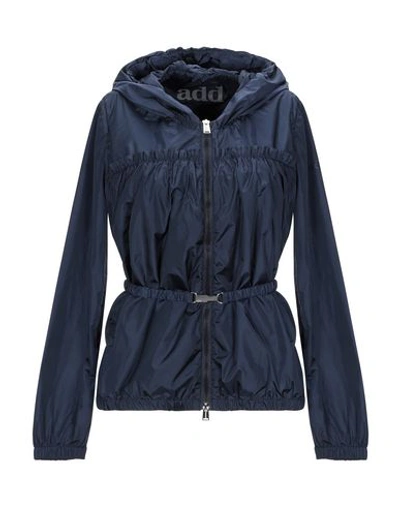 Shop Add Jacket In Dark Blue