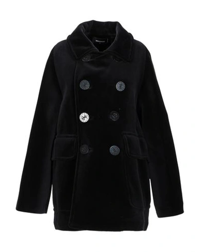 Shop Dsquared2 Coat In Black