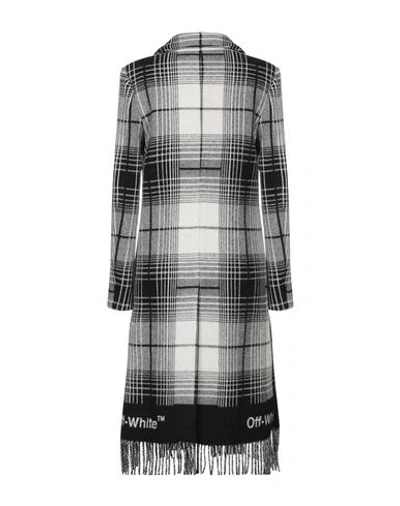 Shop Off-white Coat In Grey