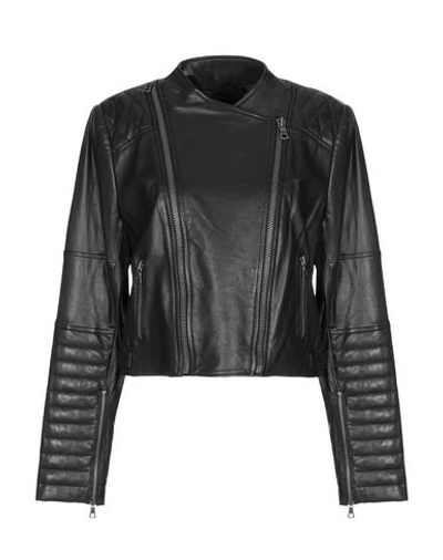 Shop Alice And Olivia Biker Jacket In Black