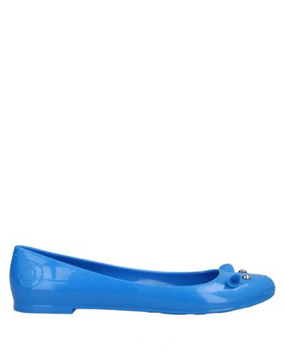 Shop Marc By Marc Jacobs Ballet Flats In Blue