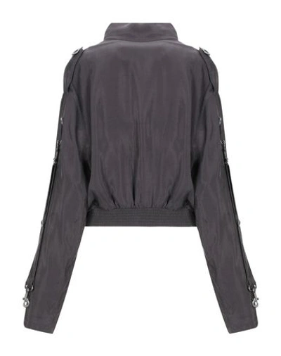 Shop Moschino Bomber In Lead