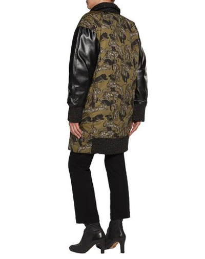 Shop Just Cavalli Down Jacket In Military Green