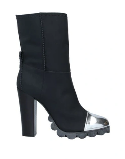 Shop Pollini Ankle Boots In Black