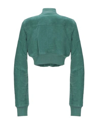 Shop Rick Owens Drkshdw Jacket In Green